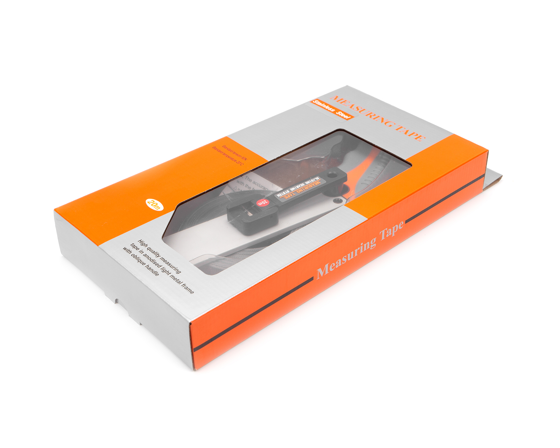 Рулетка 20м с лотом нерж.сталь кл.2 Р20Н2Г тип 3