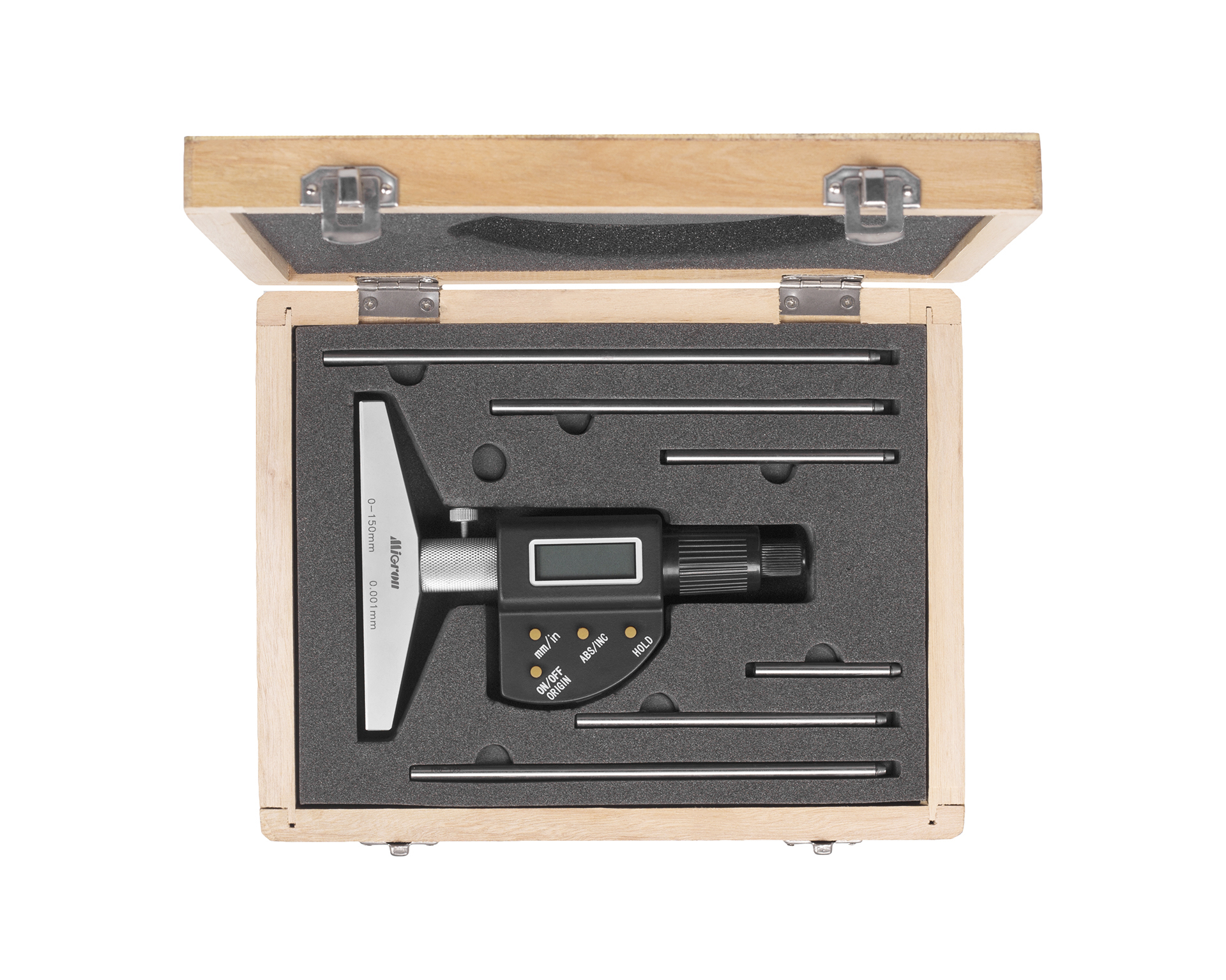 Глубиномер ГМЦ-150 мм 0.001 электронный МИК с калибровкой