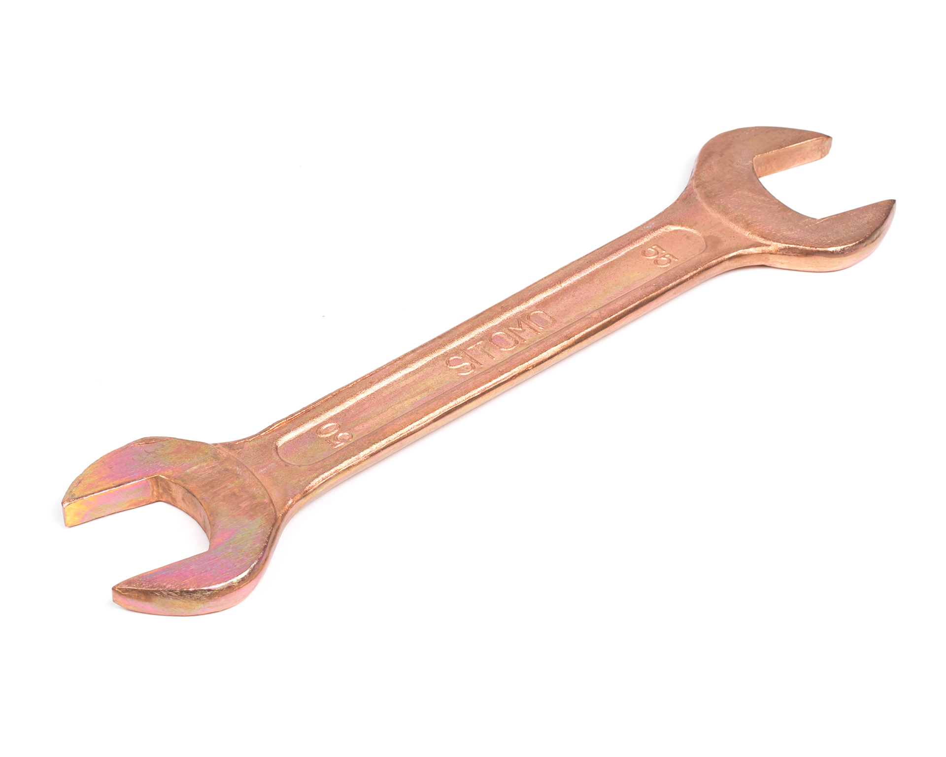 Ключ гаечный рожковый двусторонний 50х55 мм омеднение SITOMO (7811-0047)