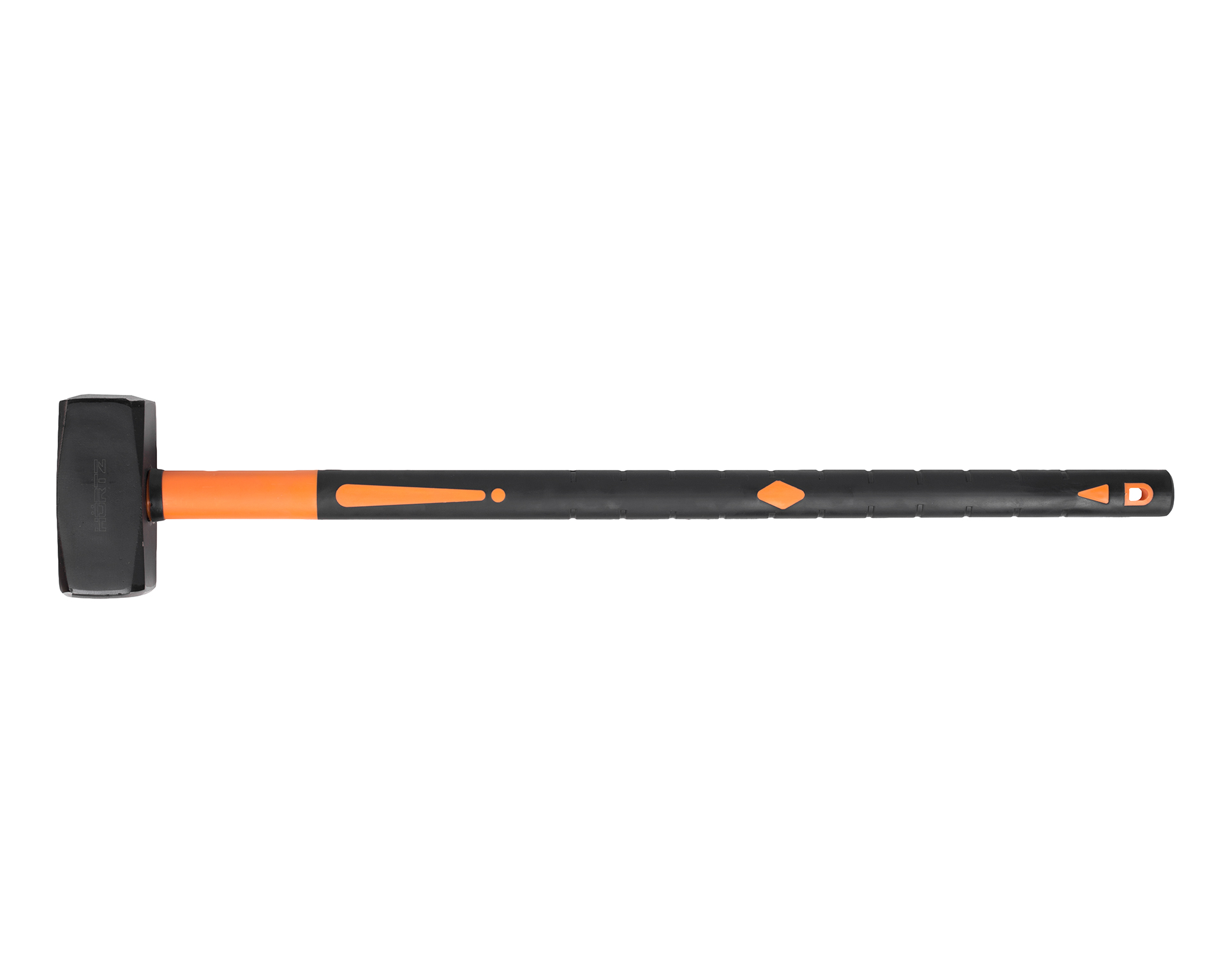 Кувалда 8 с фиберглассовой обрезиненной рукояткой HORTZ
