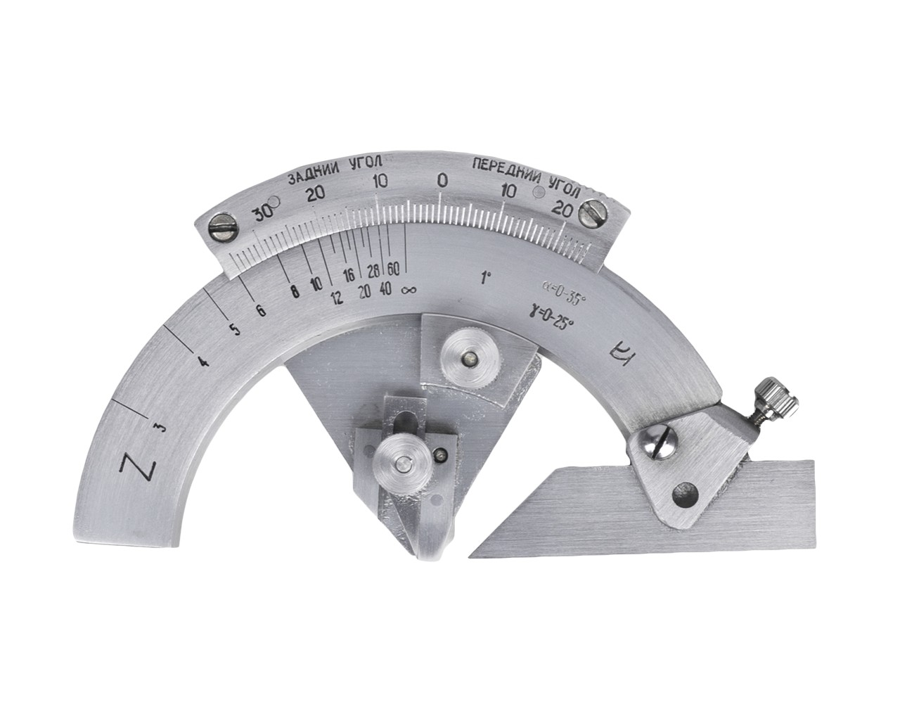 Угломер нониусный 0- 25°/0-35° (1°) 2УРИ с поверкой КировИнструмент