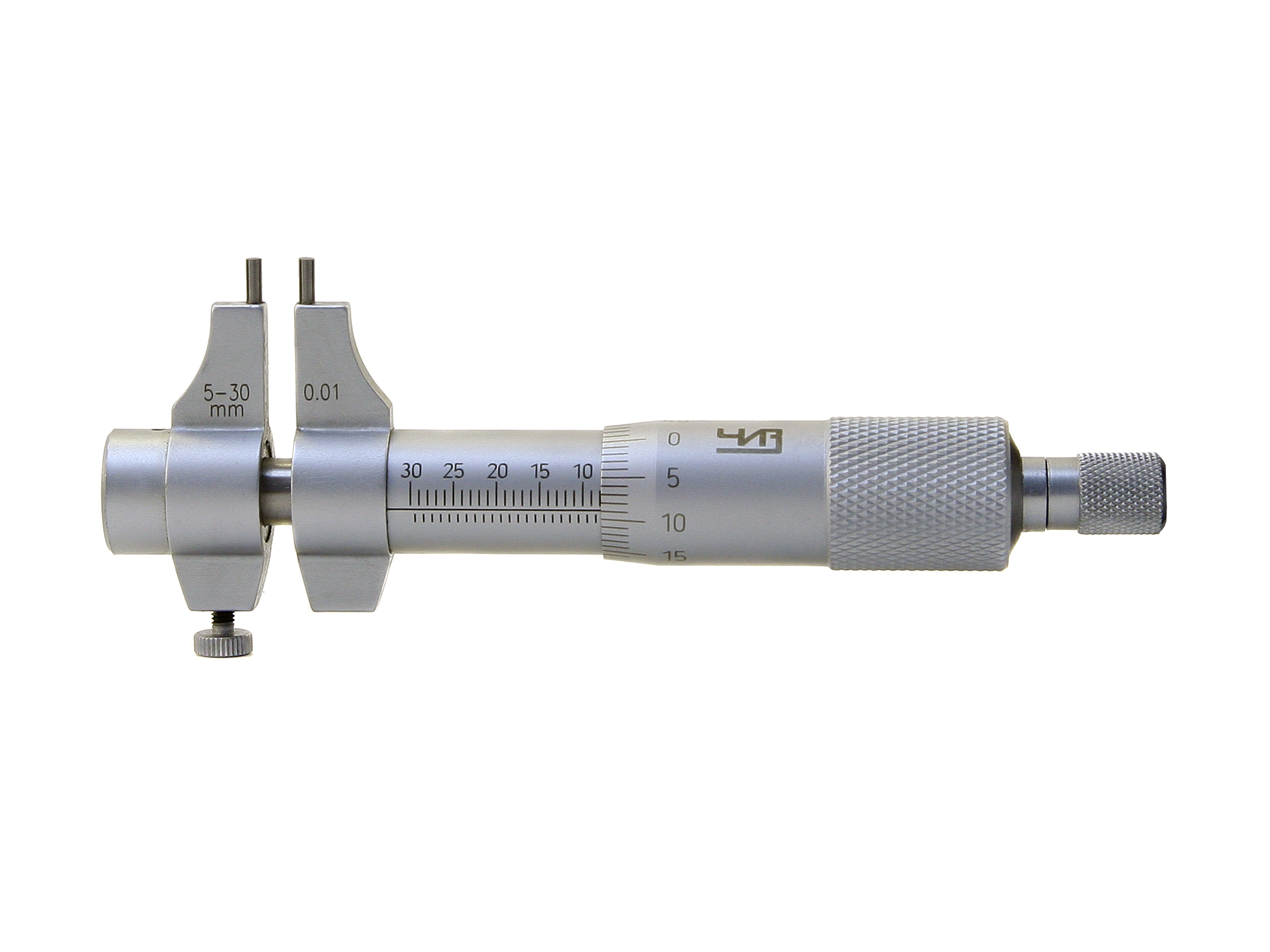 Нутромер микрометрический с боковыми губками 5-30 0.01 ЧИЗ с калибровкой