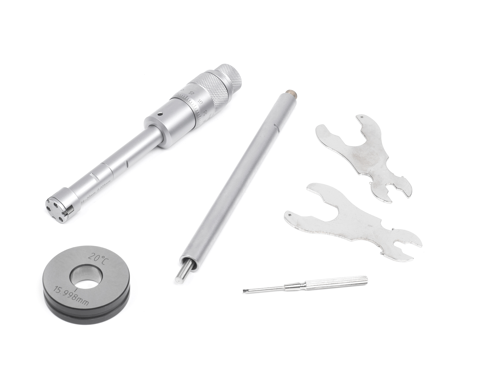 Нутромер микрометрический 3-точечный 16-20 0.005 ЧИЗ