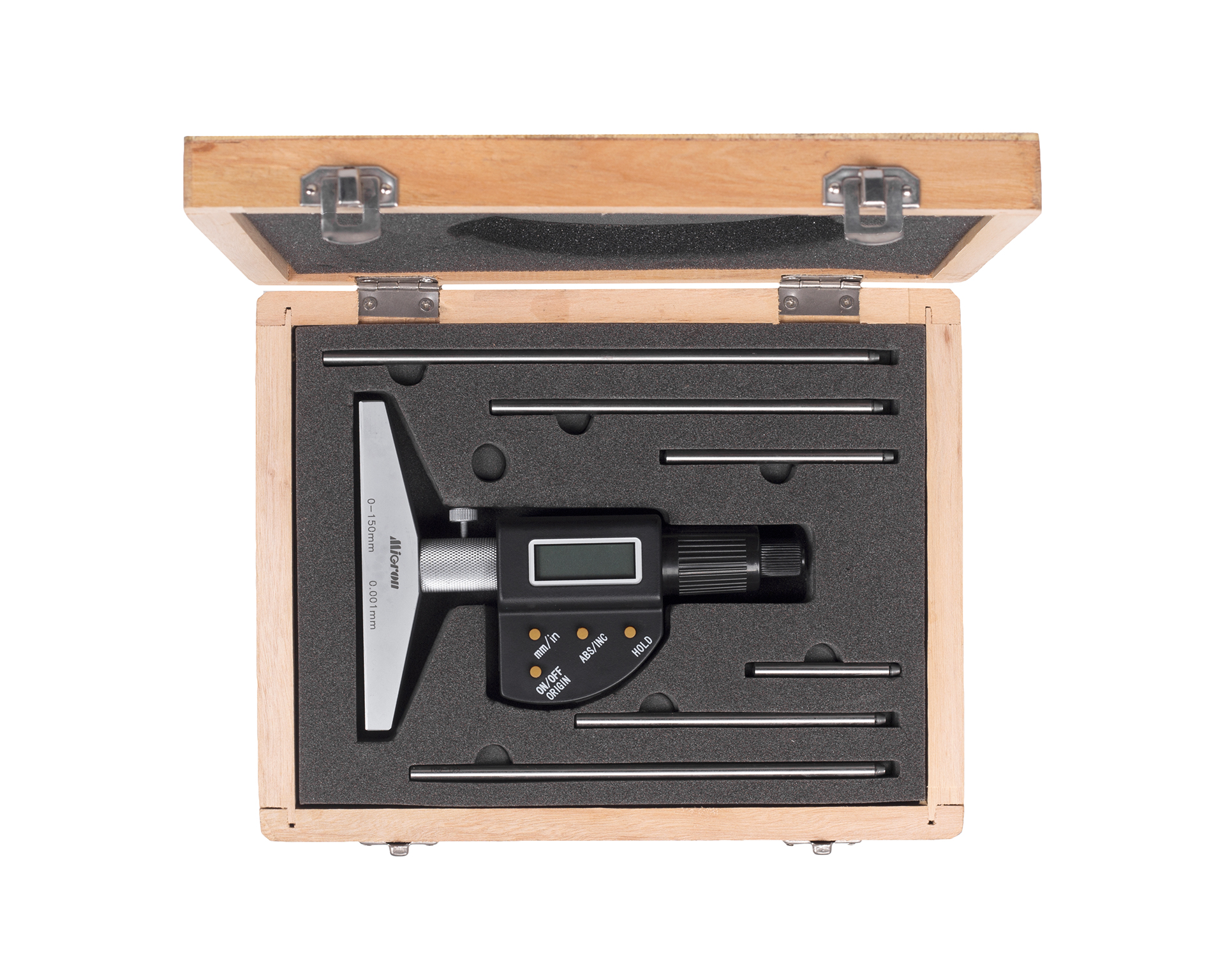 Глубиномер микрометрический цифровой ГМЦ-150 мм 0,001 электронный Микрон