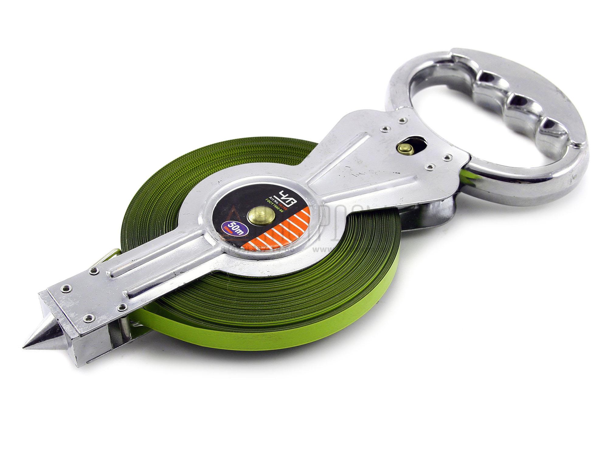 Рулетка 50м открытый корп. (16350) ЧИЗ