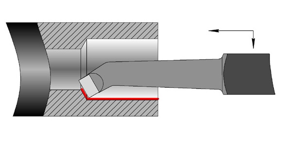 Резец расточной для сквозных отверстий, тип 1, исп.1 25х25х200 l=70 Т5К10